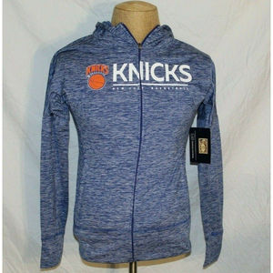 NWT New York Knicks GIII Carl Banks Womens M Full Zip Hooded Jacket NBA